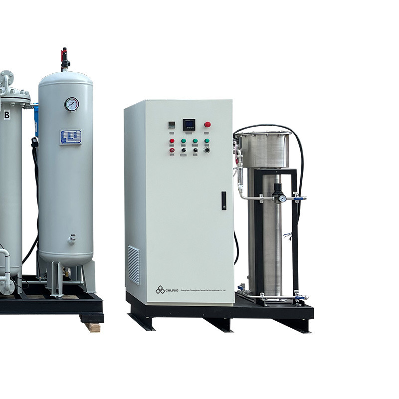 500G 1000G Water Cooling Quartz Tube Ozone System With PSA Oxygen Generator Sewage Treatment