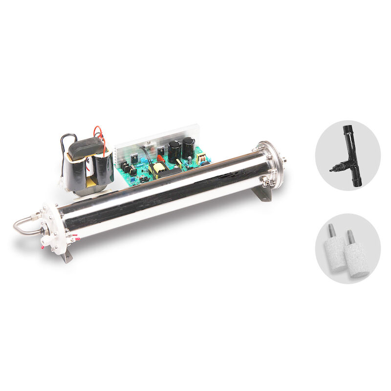 High ozone concentration water cooling enamel ozone generator tube CH-PC80G for industrial sewage