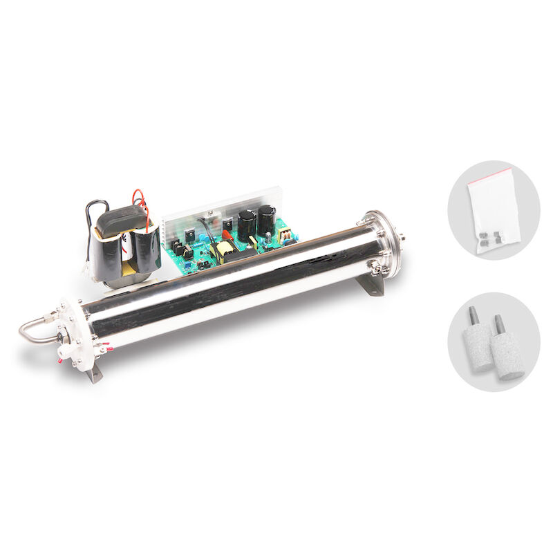 High ozone concentration water cooling enamel ozone generator tube CH-PC80G for industrial sewage